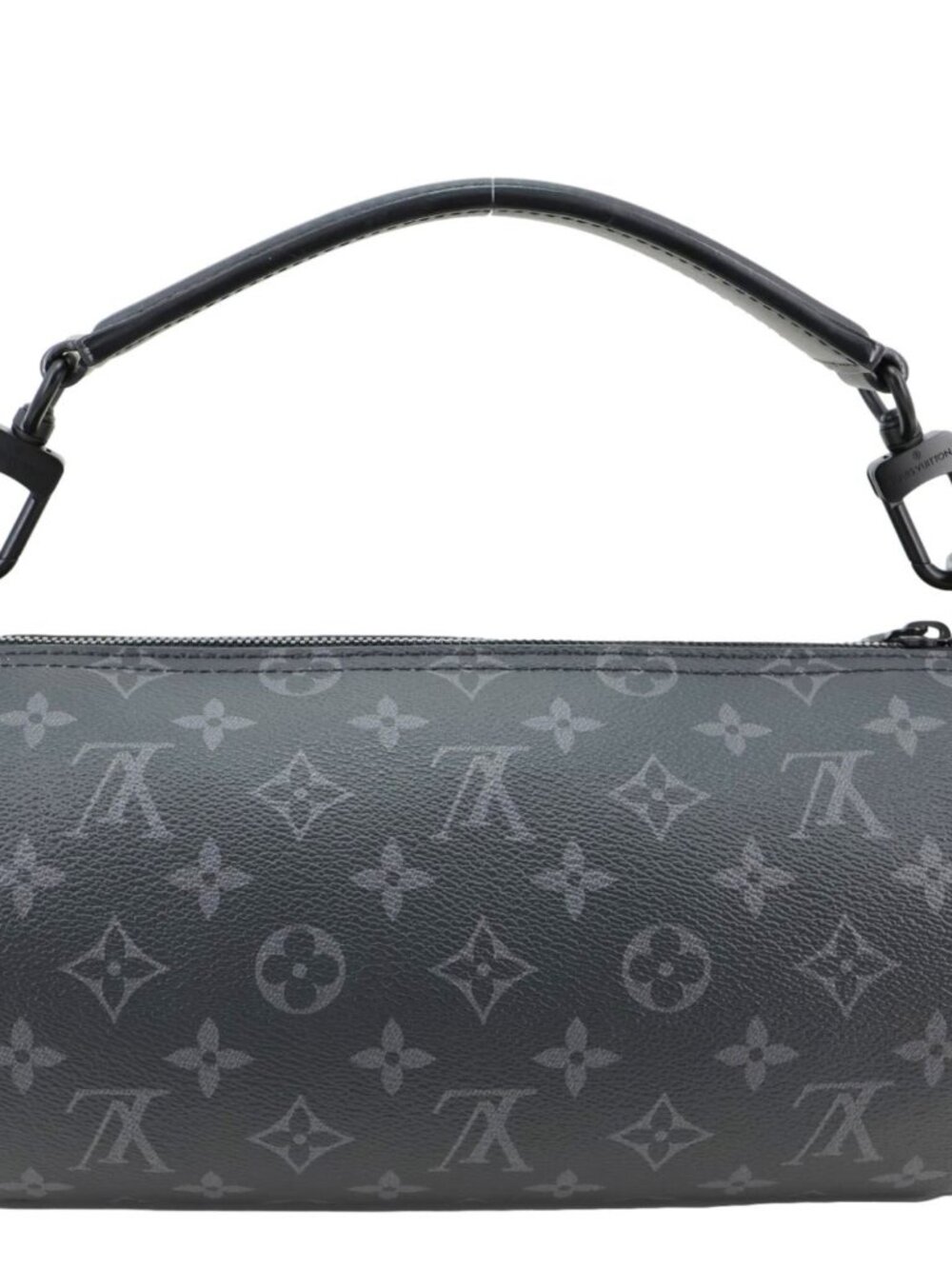 Louis Vuitton  Polochon PM Soft Monogram Eclipse Canvas Crossbody Bag Black - Picture 3 of 13